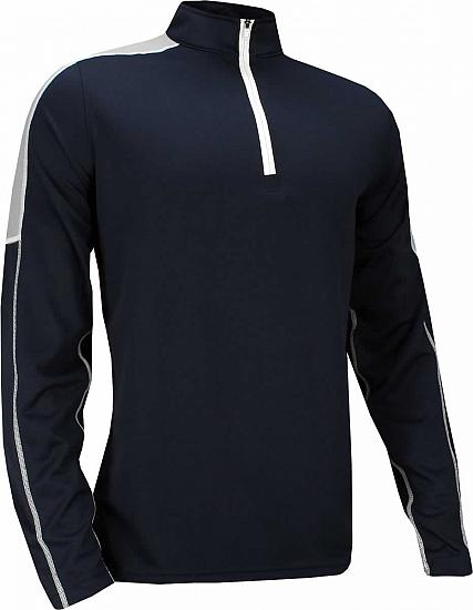 Under Armour Proven Colorblock Long Sleeve Golf Mocks - ON SALE!